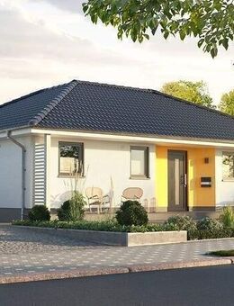 Winkelbungalow 108 massiv gebaut, Preis inkl. Grundstück - Plein