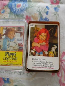 FX Schmid-Quartett-Pippi Langstrumpf,36 Karten,60/70er Jahre - Linnich