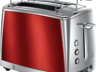 RUSSELL HOBBS Toaster Luna Solar Red 23221-56, 2 kurze Schlitze, für 2 Scheiben, 1550 W
