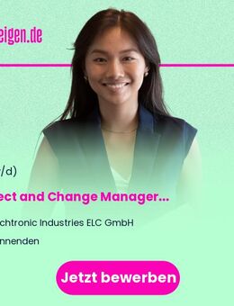 Project and Change Manager (m/f/d) - Winnenden