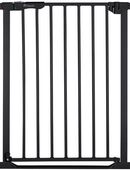 Hauck Türschutzgitter Clear Step Autoclose 2, Black, auch als Treppenschutzgitter verwendbar, 75-80, flacher Durchgang in 00000