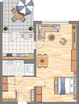 Demnächst frei! 1-Zimmer-Wohnung in Dortmund Hörde (WBS erforderlich) - Dortmund