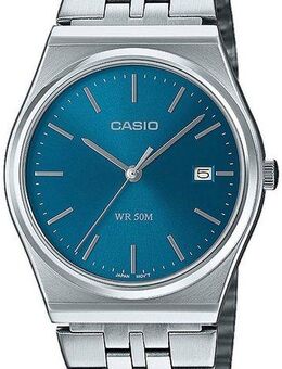 CASIO TIMELESS COLLECTION Quarzuhr MTP-B145D-2A2VEF, Armbanduhr, Herrenuhr, Damenuhr, Jugendliche, Datum, Edelstahlarmband
