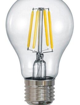 TRIO Leuchten LED-Filament Leuchtmittel Set E27, E27, 6 St., Warmweiß, 6er Set Filament Leuchtmittel E27 Fassung, Glühbirne E27 LED warmweiß