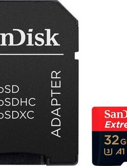 Sandisk Extreme® PRO microSDHC™ UHS-I 32 GB Speicherkarte (32 GB, UHS Class 3, 100 MB/s Lesegeschwindigkeit)