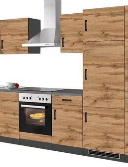 KOCHSTATION Küchenzeile KS-Toronto, Breite 300 cm, mit E-Geräten