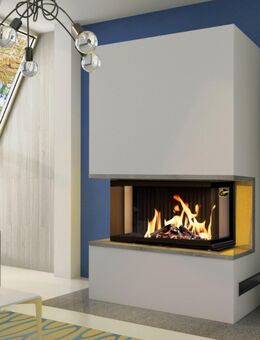 Kaminbausatz 🟡 PURE EXTRA Volcano 3ATh B 9KW Panorama U Kamin Bausatz Ofen Neu Hajduk LDF-Kamine - Strausberg