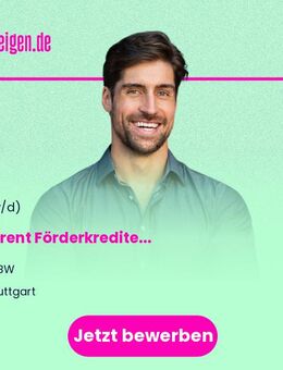 Referent (m/w/d) Förderkredite - Stuttgart