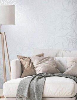 Marburg Vliestapete Fern, strukturiert, glänzend, moderne Tapete für Wohnzimmer Schlafzimmer Küche