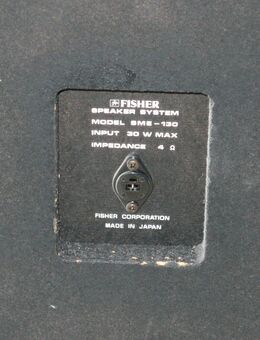 Fisher – Hifi Lautsprecherboxen, Modell SME-130, 4 Ohm, 30 Watt - Düsseldorf