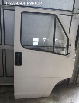 Tür Beifahrerseite original Fiat Ducato 290 weiß ca 146 x 97 gebraucht - (Beifahrertür) mit Scheiben, Innenfutter - Schotten Zentrum