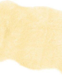 KiNZLER Fellteppich Kunstfell, fellförmig, Höhe: 30 mm, Uni-Farben, weich & flauschig, waschbar, ideal als Bettvorleger