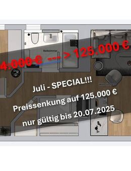 Provisionsfreie Kapitalanlagen - schöne lichtdurchflutete - 2 Zimmer - EG Wohnung - Geislingen (Steige)