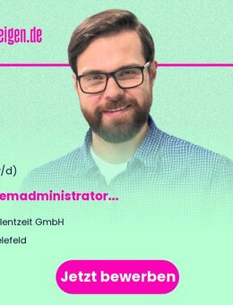 Systemadministrator (m/w/d) - Bielefeld