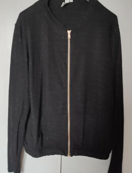 Jacke Blouson M.X.O. Damen Schwarz dezent weiss gepunktet Größe M Kaum getragen - Preußisch Oldendorf