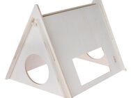 TIAKI Camping-Zelt aus Holz für Kleintiere - L 60 x B 47 x H 45 cm