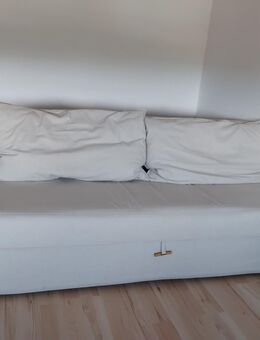 Sofa mit Schlaffunktion plus Pouffe Schnäppchen - Bubsheim