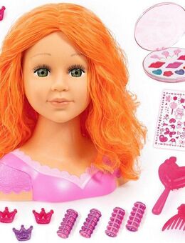 Bayer Frisier- & Schminkkopf Charlene Super Model, orange