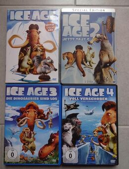 "Ice-Age" DVD`s Teil 1-4 zu verkaufen *neuwertig* - Walsrode