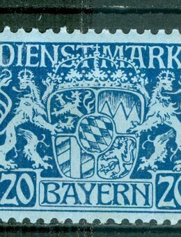 Altdeutschland Bayern Dienstmarke Nr. 20 postfrisch mit Falz - Porta Westfalica Zentrum