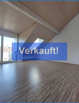 Bezugsfrei: 2-Zimmer DG-Wohnung mit Südbalkon, EBK & Garage in ruhiger Wohnlage von Gottmadingen: - Gottmadingen