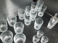 15 Stück Gläser von Schnapsglas bis große Gläser alles dabei Set - Essen