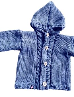 Strickjacke BW in Blau und der Größe 80/86 - Kreuztal