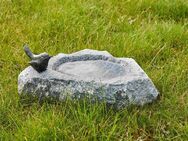 Vogeltränke mit Bronze Vogel 30 cm x 25 cm Vogelbad #L43 - Birkenfeld (Baden-Württemberg)