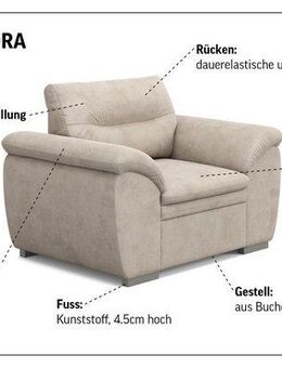 COTTA Sessel Leandra, Polstergarnitur, auch als Set erhältlich