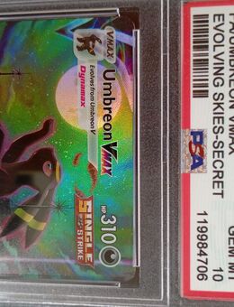 Umbreon VMAX Nachtara Moonbreon PSA 215/203 - Groß Schacksdorf-Simmersdorf