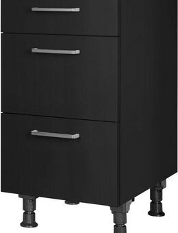 nobilia® Unterschrank "Touch", vormontiert, mit höhenverstellbaren Sockelfüßen, in den Breiten 30, 45, 60 und 90 cm, mit Schubkasten und Auszügen