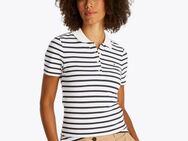 Tommy Hilfiger Poloshirt 1985 Slim Fit Pique Premium mit Logostickerei, mit Seitenschlitzen