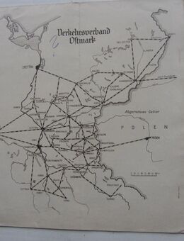 Verkehrsverbund Ostmark , Broschur Reichsbahnzentrale für den deutschen Reiseverkehr - Berlin