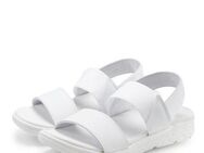 Vivance Sommerschuh Sandale Sandalette, Sommerschuh mit leichter Sohle & elastischen Riemen VEGAN