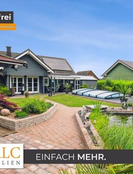 +++ PROVISIONSFREI - Wohlfühloase mit Pool, Sauna und Teich direkt am Wald +++ - Zarrentin (Schaalsee)