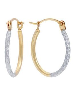 Firetti Paar Creolen Schmuck Geschenk Gold 375 Ohrschmuck Creole