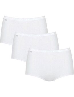 sloggi Maxislip Basic+ (3er Pack) perfekter Sitz, Baumwollmischung, weich, elastisch