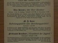 Faltblatt Fischer Verlag 1928+Werbezettel Die Neue Rundschau - Münster