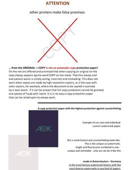 Security paper | Custom watermark paper - Kaiserslautern