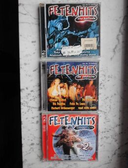 Fetenhits 3 x Doppel-CD die deutsche the ballads die 2te zus. 3,- - Flensburg