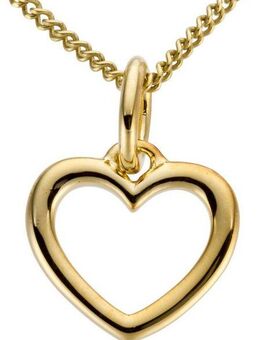 Firetti Kettenanhänger Schmuck Geschenk Gold 333 Halsschmuck Anhänger für Halskette Herz