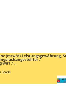 Fachassistenz (m/w/d) Leistungsgewährung, SGB II (Verwaltungsfachangestellter / Verwaltungswirt / Sozialversicherungsfachangestellter / Fachangestellter (m/w/d) für Arbeitsmarktdienstleistungen) - Stade (Hansestadt)