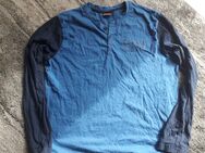 Herren-Langarmshirt mit Knopfleiste,Donnay blau   Gr, XL - Euskirchen