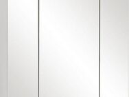 Schildmeyer Spiegelschrank Dorina, mit höhenverstellbaren Glasböden Breite 80 cm, 3-türig, LED-Beleuchtung, Schalter-/Steckdosenbox