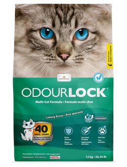 ODOURLOCK Katzenstreu Calming Breeze - 2 x 12 kg