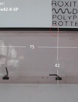 Bürstner Wohnwagenfenster ca 75 x 42 cm gebraucht (zB 530er, Roxite 80 D401) Sonderpreis Küche - Schotten Zentrum
