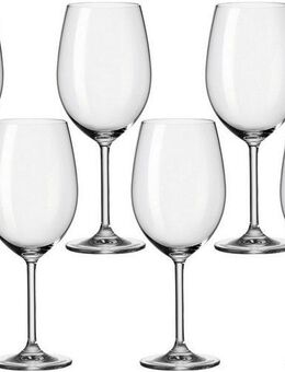 LEONARDO Rotweinglas DAILY, Kristallglas, (Bordeaux) 640 ml, 6-teilig
