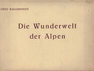 Buch von Otto Ballerstedt DIE WUNDERWELT DER ALPEN mit Beilage - Zeuthen