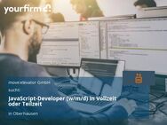 JavaScript-Developer (w/m/d) in Vollzeit oder Teilzeit - Oberhausen
