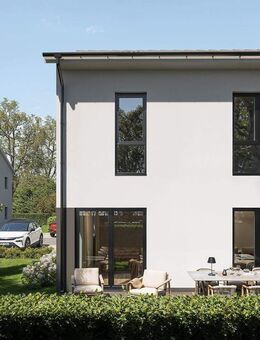 1.550 € Monatsrate! Mit Grundstück, Fußbodenheizung, Luft-Wärmepumpe: Neubau-Stadthaus in Bernau - Bernau (Berlin)